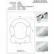 Copriwater Dolomite  ANTALIA NOCE  Cerniera Rallentata Soft Close Cromo-Sedile-Asse Wc