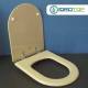 Copriwater Dolomite  CLODIA CHAMPAGNE  Cerniera Cromo-Sedile-Asse Wc