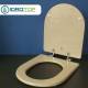 Copriwater Dolomite ALPINA-QUADRARCO CHAMPAGNE  Cerniera Cromo-Sedile-Asse Wc