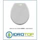 Copriwater Ideal Standard  GEMMA BIANCO I.S.  Cerniera Rallentata Soft Close Cromo-Sedile-Asse Wc