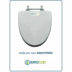 Copriwater Ideal Standard  AQUATONDA BIANCO I.S.  Cerniera Rallentata Soft Close Oro-Sedile-Asse Wc