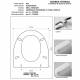 Copriwater Ideal Standard  AQUATONDA BIANCO I.S.  Cerniera Rallentata Soft Close Oro-Sedile-Asse Wc