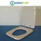 Copriwater Ideal Standard  VELARA  ROSA SUSSURRATO  Cerniera Cromo-Sedile-Asse Wc