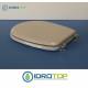 Copriwater Ideal Standard  LIUTO GRIGIO SUSSURRATO Cerniera Cromo-Sedile-Asse Wc