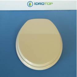 Copriwater Ideal Standard  ELLISSE-ELLISSE PIU' CHAMPAGNE Cerniera Rallentata Soft Close Cromo-Sedile-Asse Wc