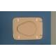 Copriwater Ideal Standard  VELARA  CHAMPAGNE  Cerniera Cromo-Sedile-Asse Wc