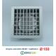 Bocchetta Aria 20x20 cm Griglia regolabile ALLUMINIO con Adattatore D.150