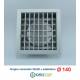 Bocchetta Aria 20x20 cm Griglia regolabile ALLUMINIO con Adattatore D.140