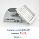 Bocchetta Aria cm20x20 regolabile Bianca con Adattatore D.120 per Caminetti