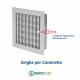 Opzionale:Griglia Caminetto 16x16 - Non compresa -