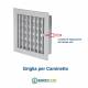 Opzionale:Griglia Caminetto 18x18 - Non compresa -