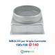 Imbocco Adattatore 18x18 diametro 140mm Raccordo per Griglia Caminetto