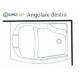 esempio di installazione ANGOLARE DESTRA