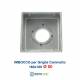 Imbocco per Griglia 16x16 diametro 60mm Raccordo Adattatore per Bocchetta Caminetto