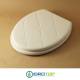 Copriwater Pouff a Rilievo Sedile Universale BIANCO Decorato con Immagine