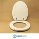 Copriwater Pouff a Rilievo Sedile Universale BIANCO Decorato con Immagine