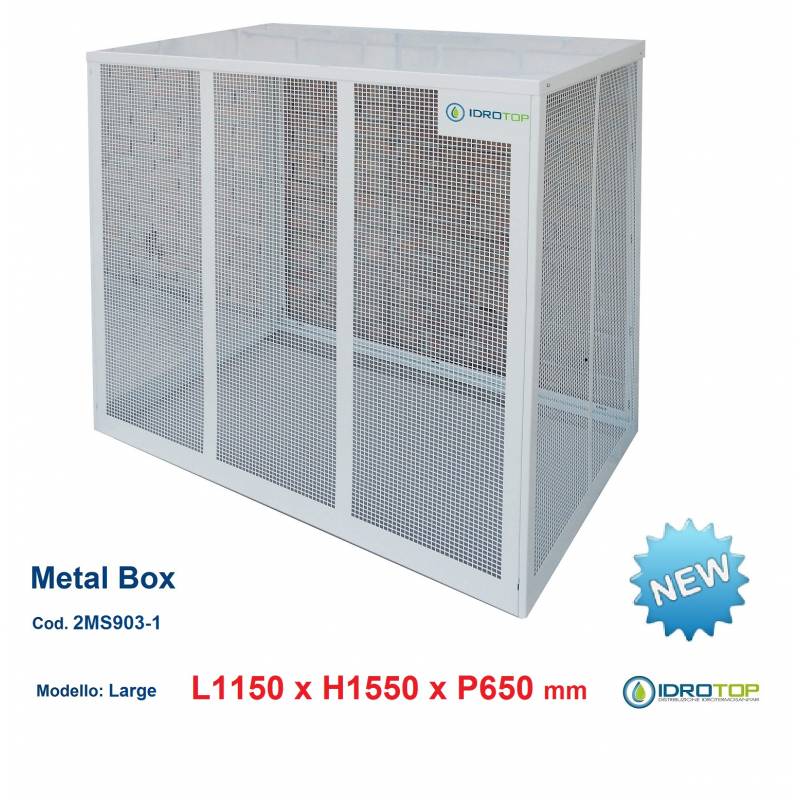 Gabbie di protezione LARGE1150x1550x650 mm Metal Box per Climatizzatori Unità Esterna