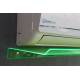 Deflettore Aria Condizionatori e Split 90cm VERDE FLUO- Protezione aria Climatizzatori Idrotop