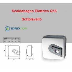 Scaldabagno Elettrico Q15 ST versione SOTTO LAVELLO 15 litri