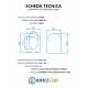 Copriwater ASTRA SERIE 84 Termoindurente Bianco
