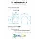 Copriwater EOS CLIO Termoindurente Bianco