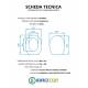 Copriwater DURAVIT DURAPLUS Termoindurente Bianco