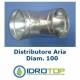 Raccordo a Y diam.100 mm.Distributore per Aria Calda, Fredda e Ventilazione