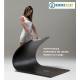 Piatto doccia rettangolare SOFT-morbido- BIANCO 80x140 effetto pietra