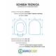 Copriwater KERASAN FLO’ TERRA / SOSPESO / MONOBLOCCO Termoindurente Bianco