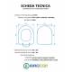 Copriwater LAUFEN PRO TERRA / SOSPESO / MONOBLOCCO Termoindurente Bianco