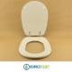 Copriwater Ideal Standard  LIUTO BIANCO I.S.  Cerniera Cromo-Sedile-Asse Wc