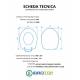 Copriwater G.S.I. ISEO Termoindurente Bianco
