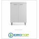 Lavatoio L60x50 Mod. SOFIA completo di ASSE LEGNO-SIFONE-PILETTA