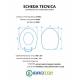 Copriwater HATRIA NIZZA Termoindurente Bianco