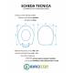 Copriwater SCIC ASTORIA Termoindurente Bianco