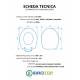 Copriwater ALTHEA SOFT TERRA / SOSPESO / MONOBLOCCO Termoindurente Bianco