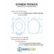 Copriwater G.S.I. ESSENZA TERRA / SOSPESO / MONOBLOCCO Termoindurente Bianco