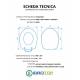 Copriwater CATALANO NEW LIGHT TERRA / SOSPESO Termoindurente Bianco