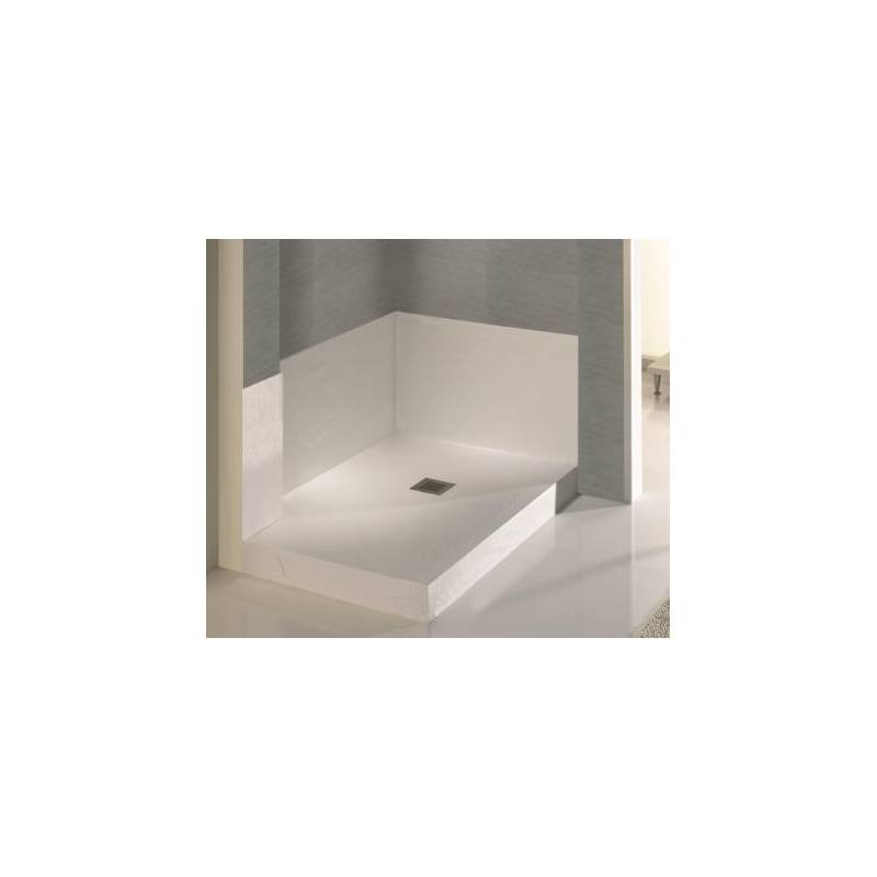 Piatto doccia quadrato SOLIDSTONE Natural BIANCO