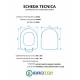 Copriwater INCEA PIUMA Termoindurente Bianco