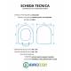 Copriwater CATALANO CANOVA ROYAL 53 FILOMURO Termoindurente Bianco