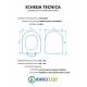 Copriwater CATALANO CANOVA ROYAL 55 SOSPESO Termoindurente Bianco