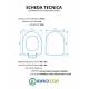Copriwater ASTRA 83 Termoindurente Bianco