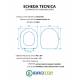 Copriwater CATALANO CANOVA ROYAL 53 Termoindurente Bianco