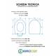 Copriwater G.S.I. XENIA Termoindurente Bianco