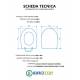 Copriwater NIC MILK Termoindurente Bianco