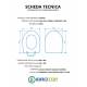 Copriwater LAUFEN LYRA PLUS TERRA / SOSPESO / MONOBLOCCO Termoindurente Bianco