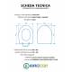 Copriwater CATALANO MUSE TERRA / SOSPESO Termoindurente Bianco