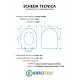 Copriwater POZZI GINORI EASY Termoindurente Bianco