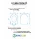 Copriwater ITALIAN STYLE BATH ESE Termoindurente Bianco